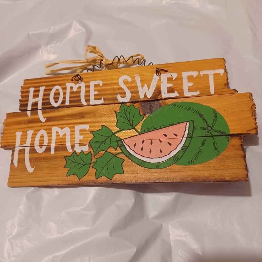 Home Sweet Home Watermelon Sign